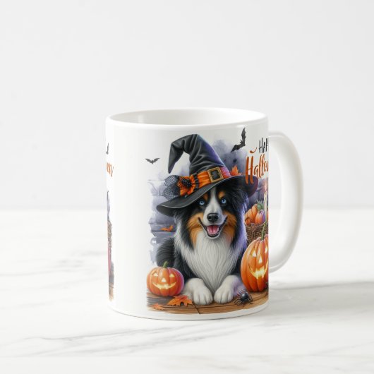 Mug Joli chien d'Halloween (Devant droit)
