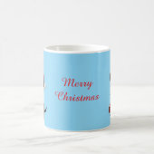 Mug Joli chien noir à Noël (Centre)