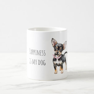 Mug Joli Chien Noir Chiot