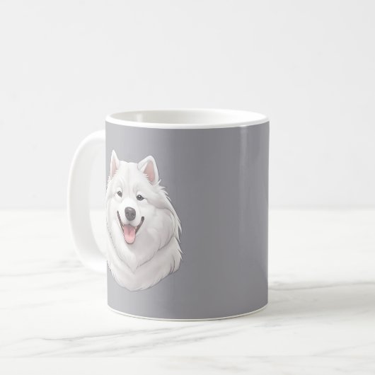 Mug Joli Chien Samoyé (Devant gauche)