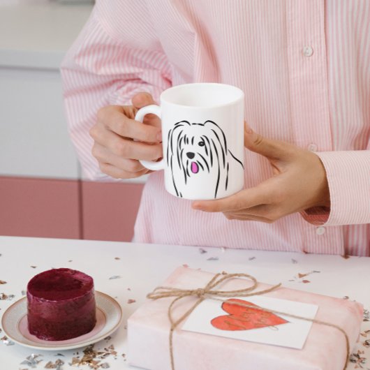 Mug Joli Chien Shaggy Porté Collie