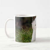 Mug Joli chiot blanc (Gauche)