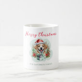 Mug Joli chiot de Noël (Centre)