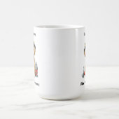 Mug Joli chiot habillé en pompier avec des outils (Centre)