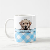 Mug Joli chiot Labrador Meilleure maman de chien Gingh (Gauche)