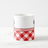 Mug Joli chiot Labrador Meilleure maman de chien Gingh (Centre)
