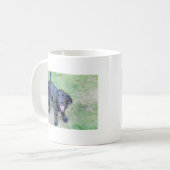 Mug Joli chiot noir (Devant gauche)