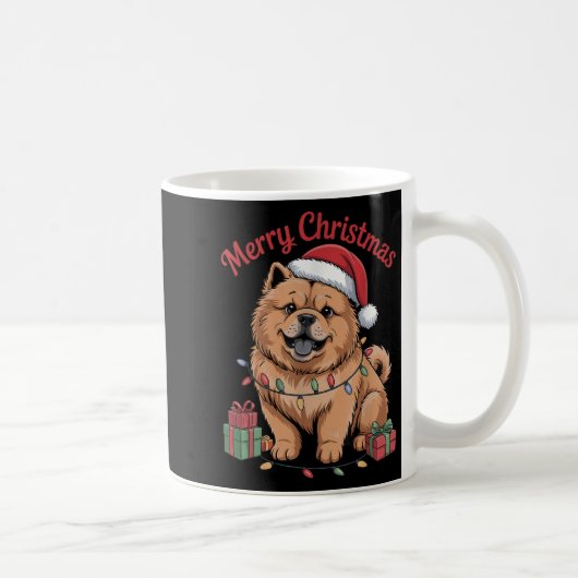 Mug Joli Chow Chow Noël Noël Noël Fantastique Amoureux (Droite)