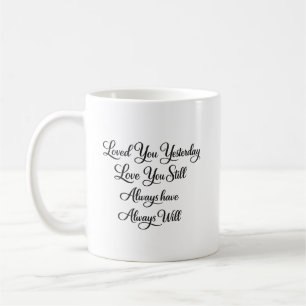 Mug joli cœur d'amour pour la Saint-Valentin 