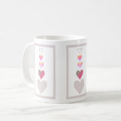 Mug Joli Coeur Mignonne Simple Moderne (Devant gauche)