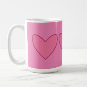 Mug Joli Coeur rose Saint-Valentin