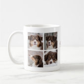 Mug Joli collage photo personnalisé de 8 photos pour c (Gauche)