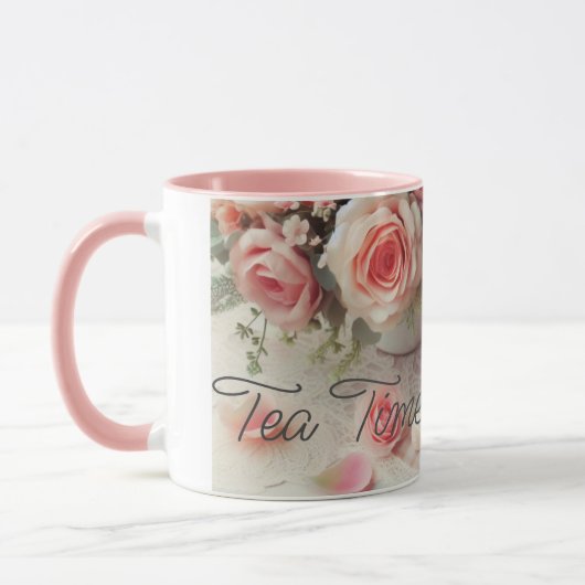 Mug Joli Combo de Roses Roses  (Gauche)