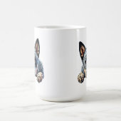 Mug Joli Conception de chien de bétail australien" (Centre)