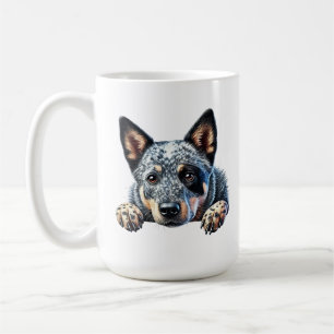 Mug Joli Conception de chien de bétail australien"