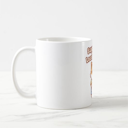 Mug Joli Corgi Avec Légumes Soutenez Votre Ferme Local (Gauche)