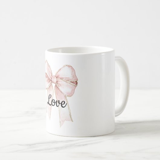 Mug Joli cou rose (Devant droit)