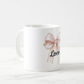 Mug Joli cou rose (Devant gauche)