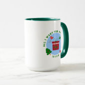 Mug Joli couple d'anime Noël (Devant droit)