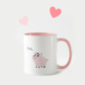 Mug Joli couple de cochons roses