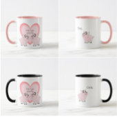 Mug Joli couple de cochons roses