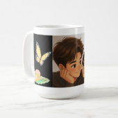 Mug Joli Couple de Dessin Animé (Devant gauche)
