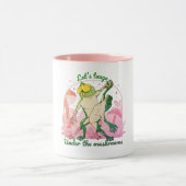 Mug Joli couple de grenouilles avec champignons Danse (Centre)