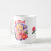 Mug Joli Cupidon de la Saint-Valentin avec "Soyez à mo (Devant gauche)