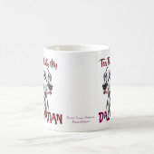 Mug Joli dalmatien de compagnie & l'heure du thé Perso (Centre)