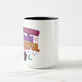 Mug Joli design Halloween avec paillettes (Centre)