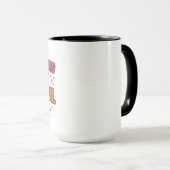 Mug Joli design Halloween avec paillettes (Devant droit)