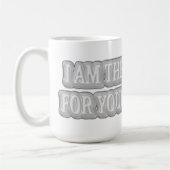 Mug Joli dessin à propos de "I AM THE SOLUTION" Achete (Gauche)