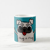 Mug Joli dessin animé Accrocher un Carlin (Centre)