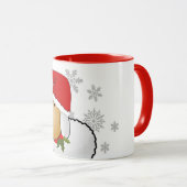 Mug Joli dessin Père Noël Sheep Bah Humbug Christmas M (Devant droit)