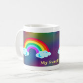 Mug Joli dessin personnalisé dessin animé Rainbow Fun  (Devant gauche)