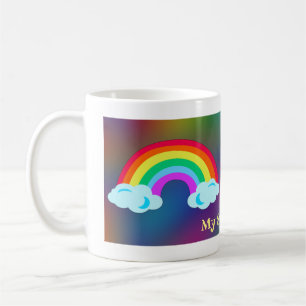 Mug Joli dessin personnalisé dessin animé Rainbow Fun 