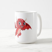 Mug Joli diable volant de dessin animé (Devant droit)