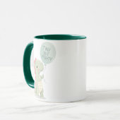 Mug Joli dinosaure "Petit Mais Puissant" (Devant gauche)