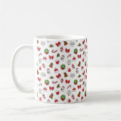 Mug Joli Doodle de Noël (Gauche)
