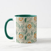 Mug Joli Doodle Lion Jungle Rainforest Motif (Gauche)