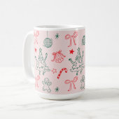 Mug Joli Doodles Fun Noël (Devant gauche)