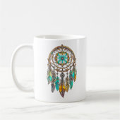 Mug Joli Dreamcatcher Turquoise et Brown (Gauche)