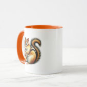 Mug Joli écureuil saisonnier d'automne (Devant gauche)