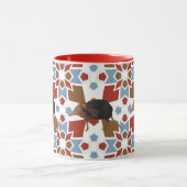 Mug Joli éléphant Shrew amusant Motif coloré (Centre)