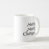 Mug Joli Elfe Rose avec Café ou Coco Noël (Devant droit)