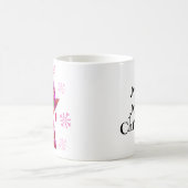Mug Joli Elfe Rose avec Café ou Coco Noël (Centre)