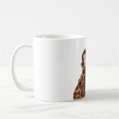 Mug Joli en floral rouge (Gauche)