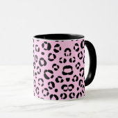 Mug Joli en rose impression animale (Devant droit)