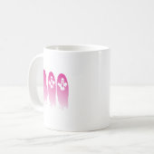 Mug Joli en rose : Votre "Boo" d'Halloween Éffrayant (Devant gauche)