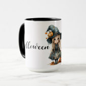 Mug Joli enfant sorcier d'Halloween (Devant gauche)